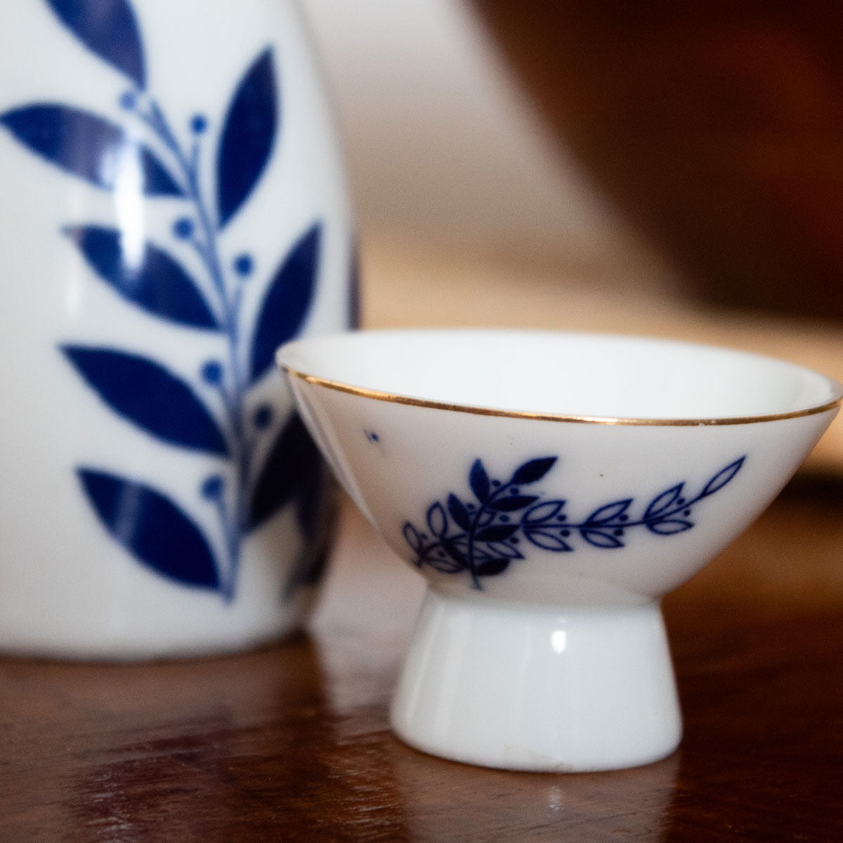 Set da sakè in porcellana giapponese