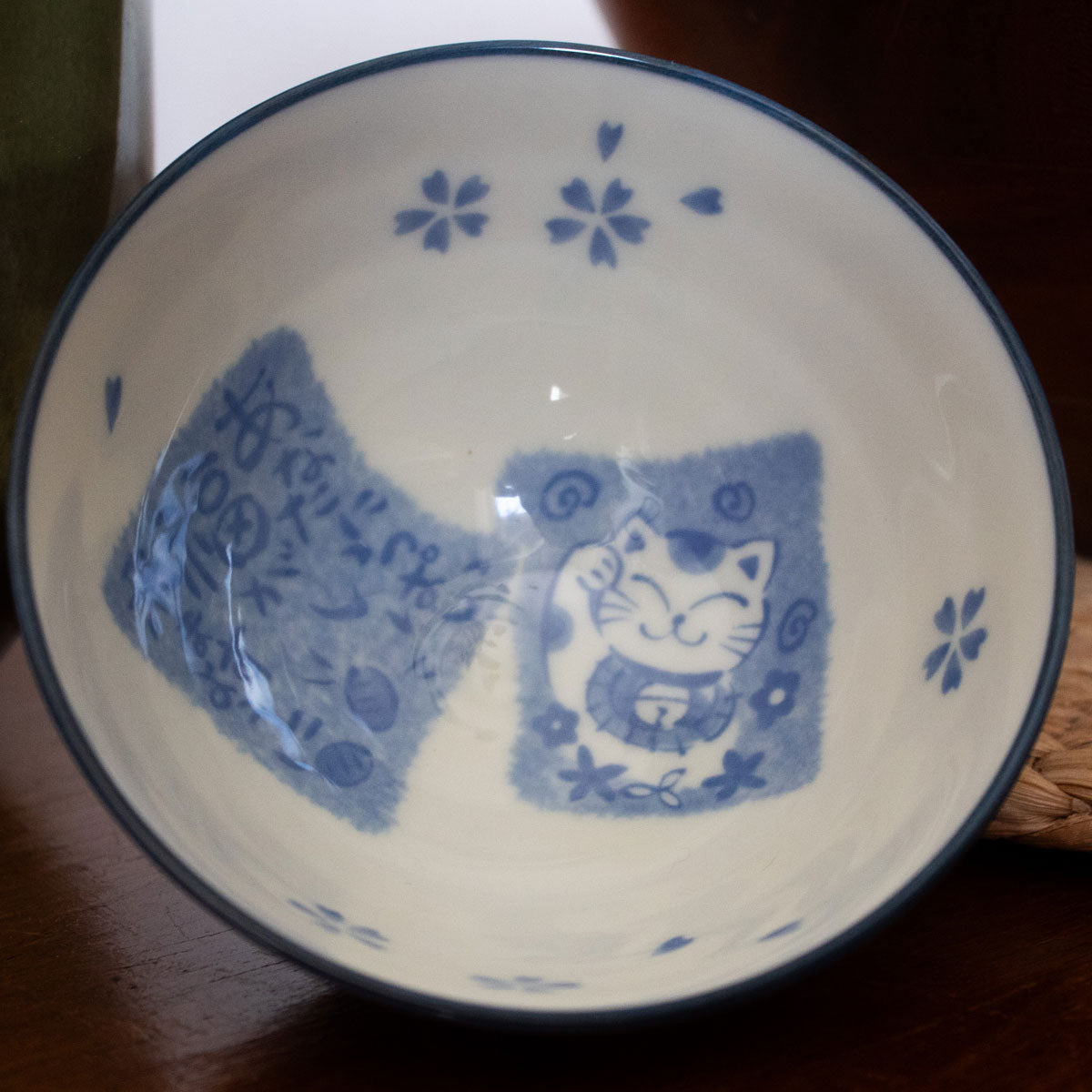 Ciotola Maneki Neko in Porcellana – Portafortuna Giapponese